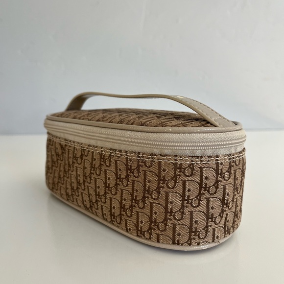 Auth VTG DIOR Monogram Canvas Cosmetics Bag - Picture 2 of 9